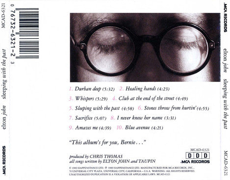 Elton John : Sleeping With The Past (CD, Album)