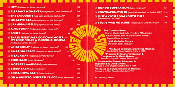The Canadian Brass : Ragtime! (CD, Album)
