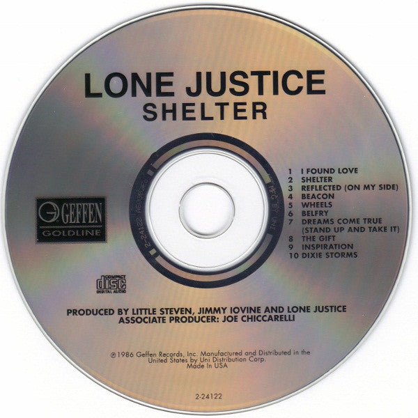 Lone Justice : Shelter (CD, Album, RE)