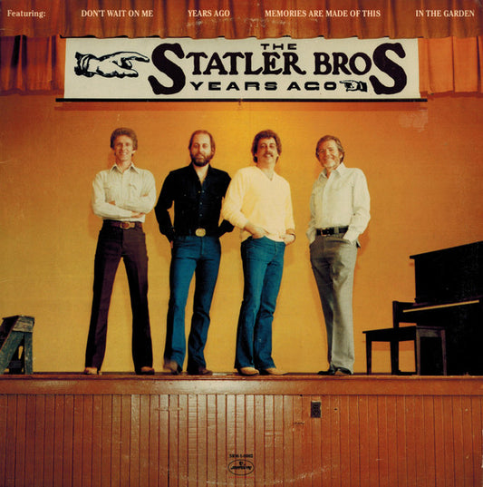 The Statler Brothers : Years Ago (LP, Album, 26 )