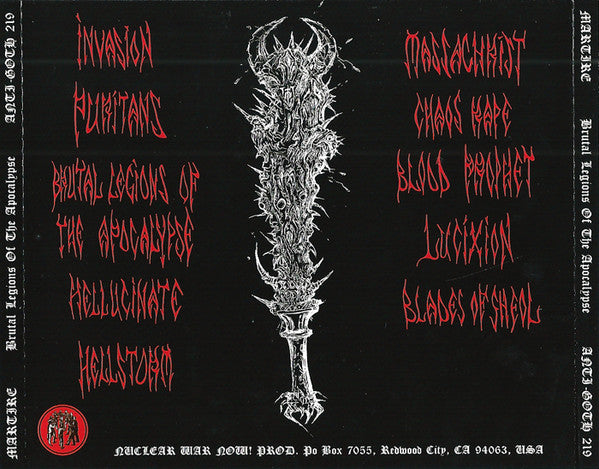 Martire : Brutal Legions Of The Apocalypse (CD, Album)
