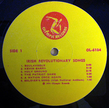 Various : Irish Revolutionary Songs (LP, Comp)