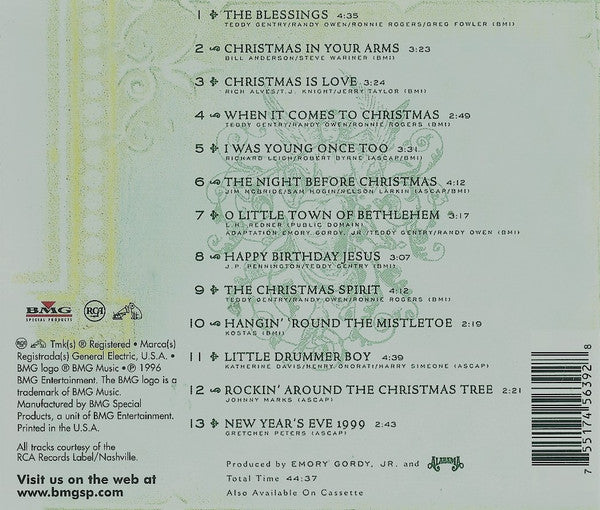 Alabama : Christmas Volume II (CD, Album)