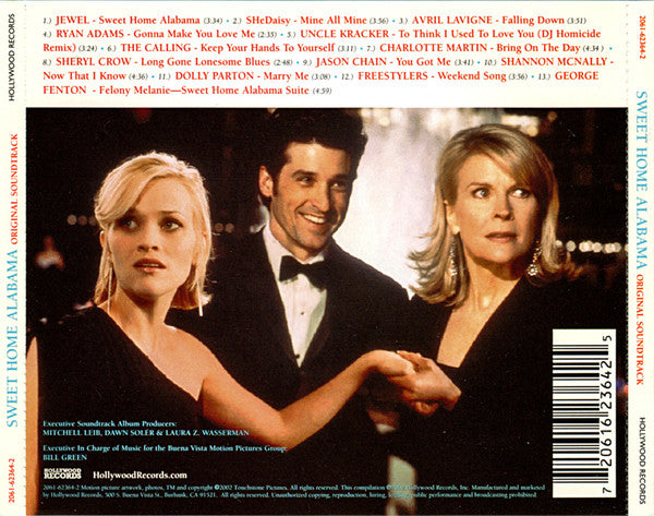 Various : Sweet Home Alabama (Original Motion Picture Soundtrack) (CD, Comp)