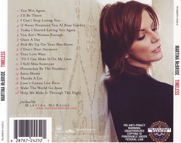 Martina McBride : Timeless (CD, Album, Son)