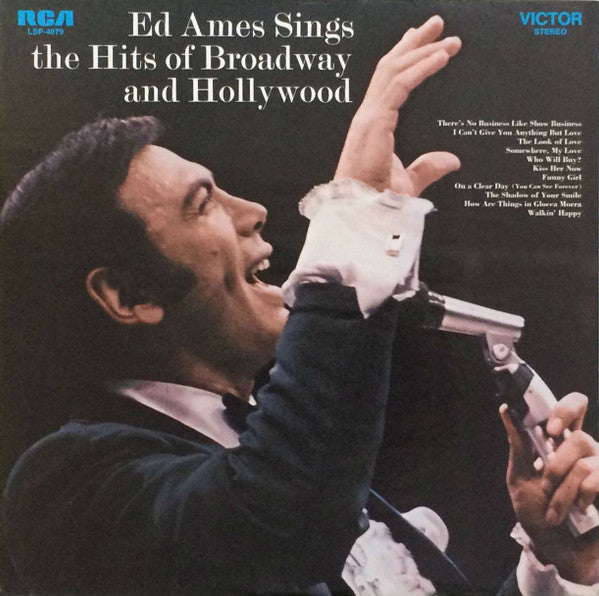 Ed Ames : Ed Ames Sings The Hits Of Broadway And Hollywood (LP, Album, Roc)