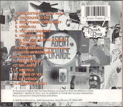 Agent Orange (7) : Living In Darkness (CD, Album, RE)