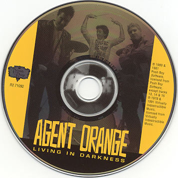 Agent Orange (7) : Living In Darkness (CD, Album, RE)