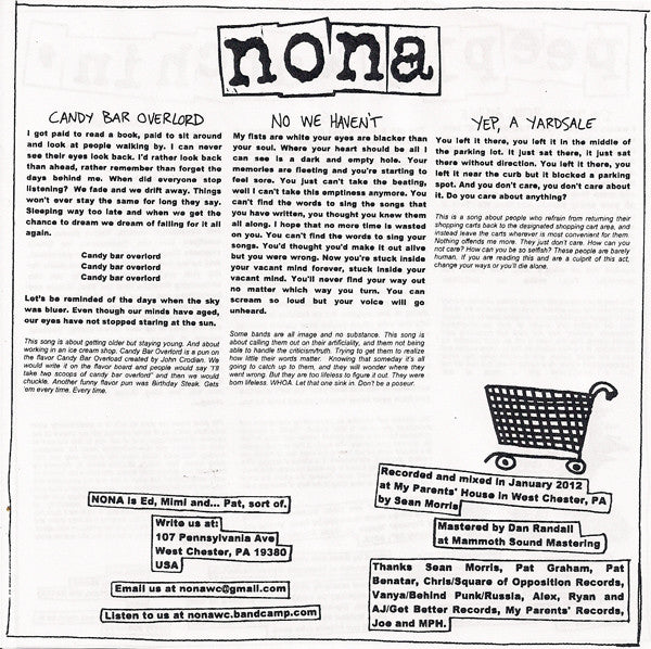 NONA & Peeple Watchin' - NONA & Peeple Watchin' (7") (VG+) - Endless Media