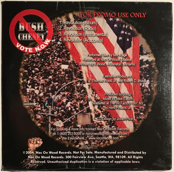Nocturnal Rage : Revolution (12", Single, Promo)