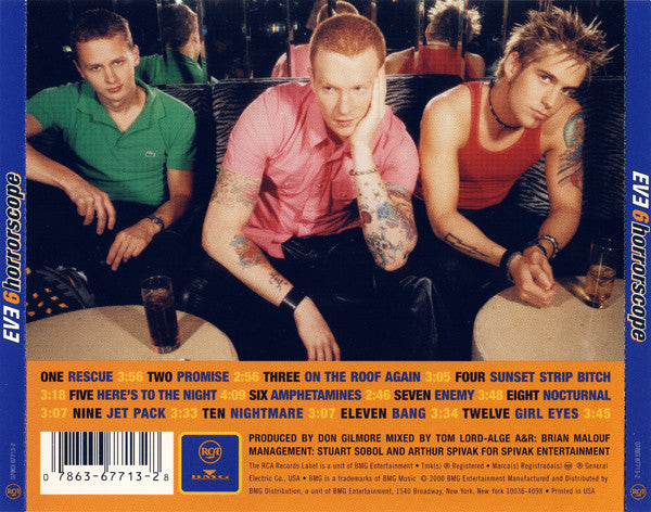 Eve 6 : Horrorscope (CD, Album)