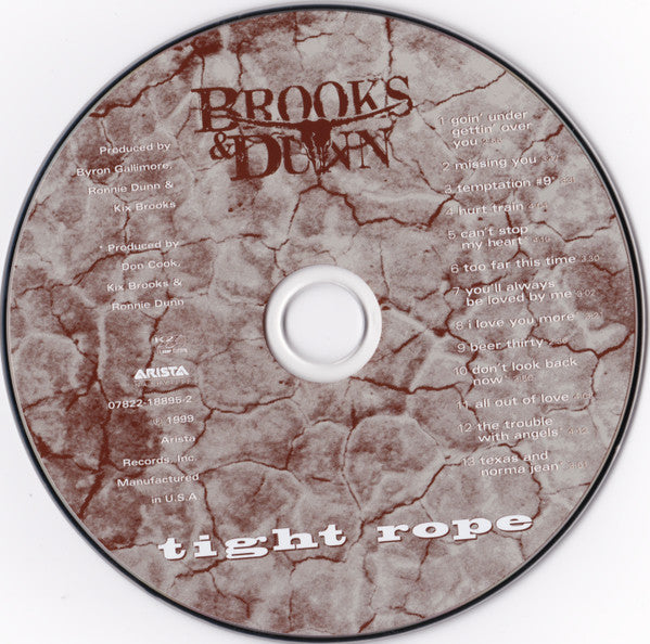 Brooks & Dunn : Tight Rope (CD, Album)