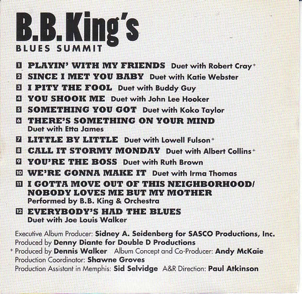 B.B. King : Blues Summit (CD, Album)