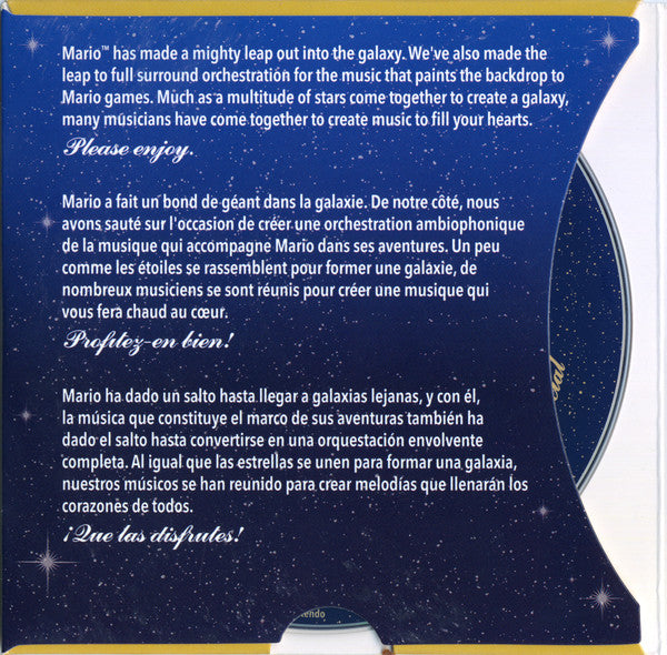 Mario Galaxy Orchestra : Super Mario Galaxy Official Soundtrack (CD, Album)
