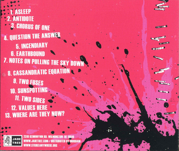 Strike Anywhere : To Live In Discontent (CD, Comp)