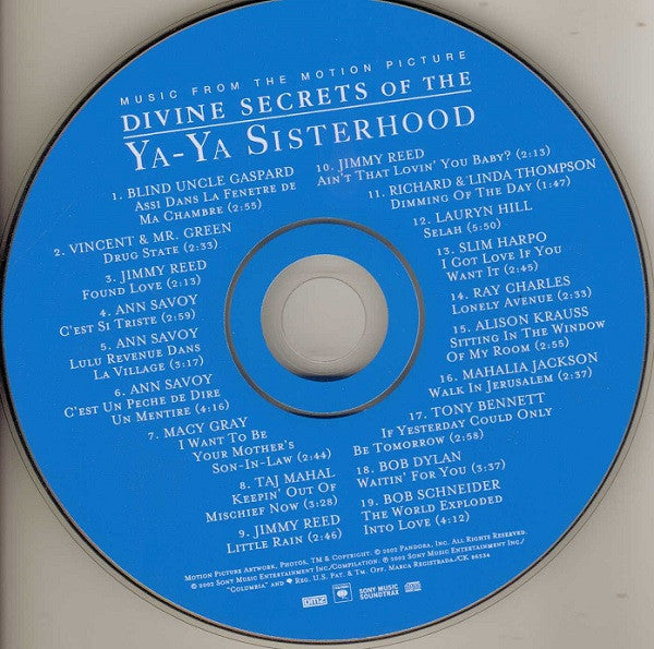 Various : Divine Secrets Of The Ya-Ya Sisterhood - Music From The Motion Picture (CD, Comp)