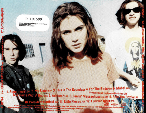 The Juliana Hatfield Three : Become What You Are (CD, Album, Club)