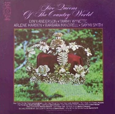 Various : Lynn Anderson, Tammy Wynette, Arlene Harden, Barbara Mandrell, Sammi Smith Five Queens Of The Country World (LP, Comp)