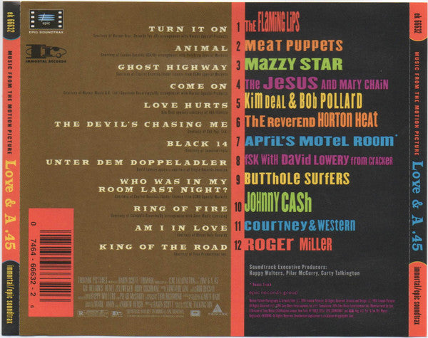 Various : Music From The Motion Picture Love & A .45 (CD, Album)