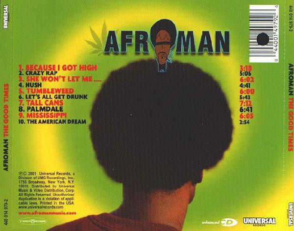 Afroman : The Good Times (CD, Album, Enh)