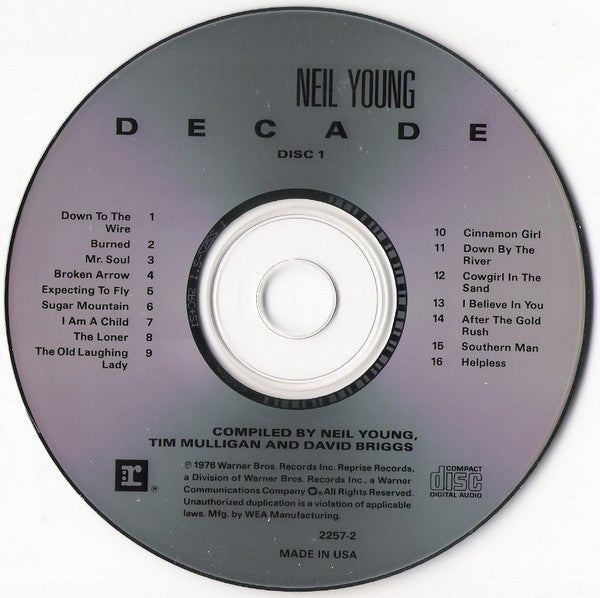 Neil Young : Decade (2xCD, Comp, RE, Fat)