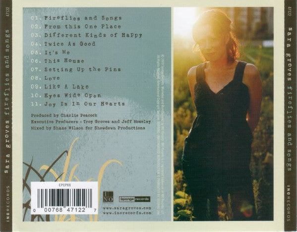 Sara Groves : Fireflies And Songs (CD, Album)