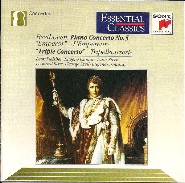 Ludwig van Beethoven : Piano Concerto No. 5 "Emperor" / "Triple Concerto" (CD, Comp)