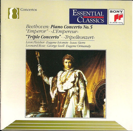 Ludwig van Beethoven : Piano Concerto No. 5 "Emperor" / "Triple Concerto" (CD, Comp)