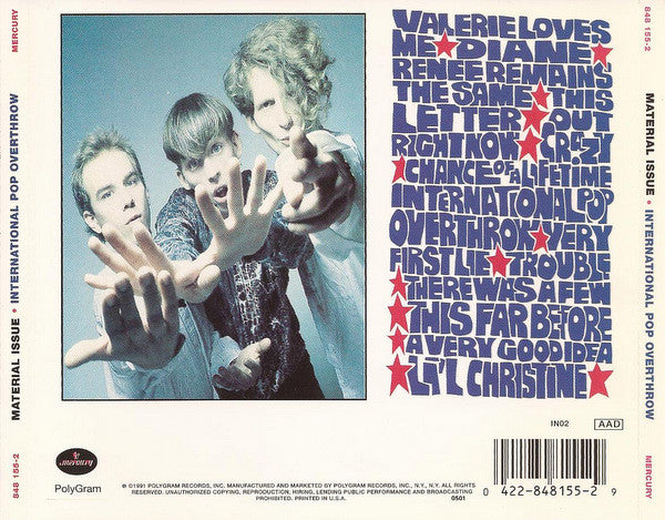 Material Issue : International Pop Overthrow (CD, Album)