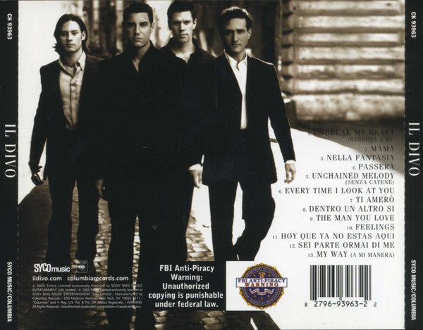 Il Divo : Il Divo (CD, Album)