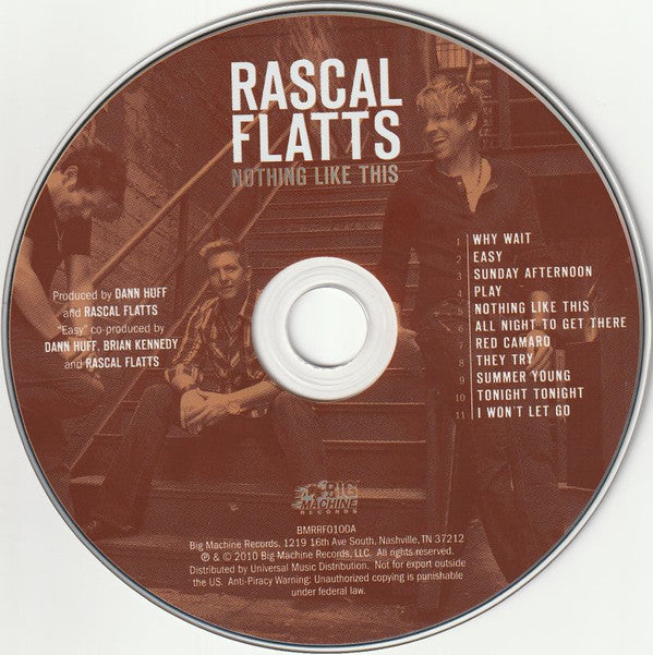 Rascal Flatts : Nothing Like This (CD, Album)