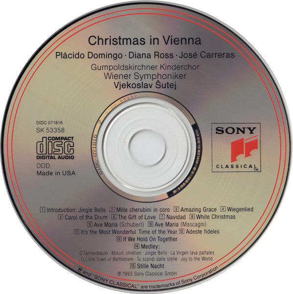 Placido Domingo • Diana Ross • José Carreras : Christmas In Vienna (CD, Album)