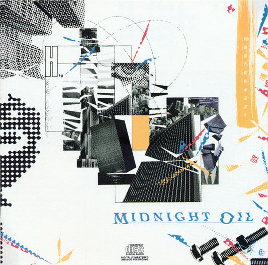 Midnight Oil : 10, 9, 8, 7, 6, 5, 4, 3, 2, 1 (CD, Album, DAD)