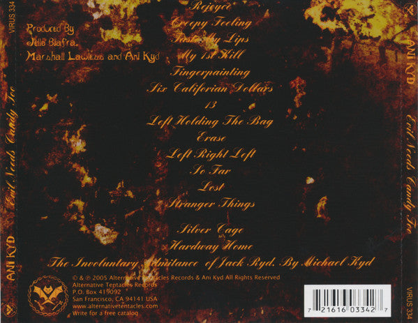 Ani Kyd : Evil Needs Candy Too (CD, Album)