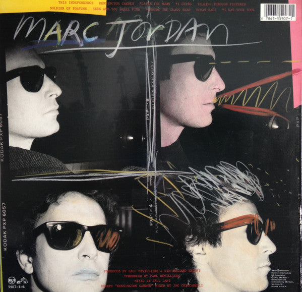 Marc Jordan : Talking Through Pictures (LP, Album)