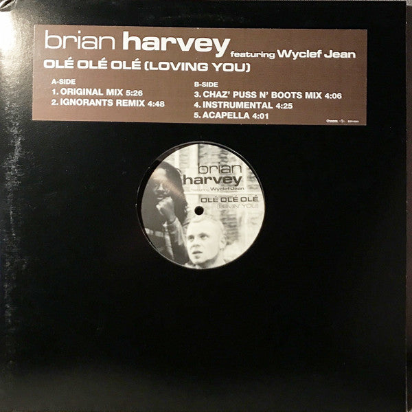 Brian Harvey Feat. Wyclef Jean - Olé, Olé, Olé (Lovin' You) (12") (VG+) - Endless Media