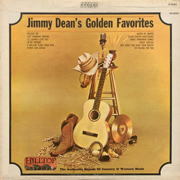 Jimmy Dean : Jimmy Dean's Golden Favorites (LP, Album)