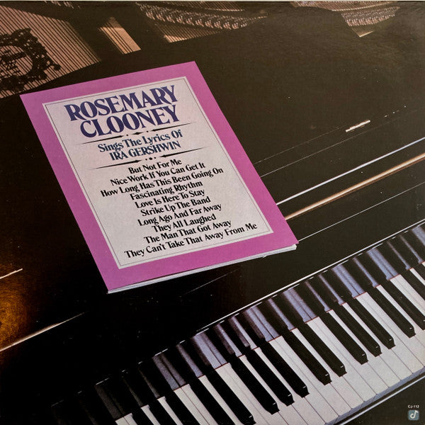 Rosemary Clooney - Rosemary Clooney Sings The Lyrics Of Ira Gershwin (LP) (VG+) - Endless Media