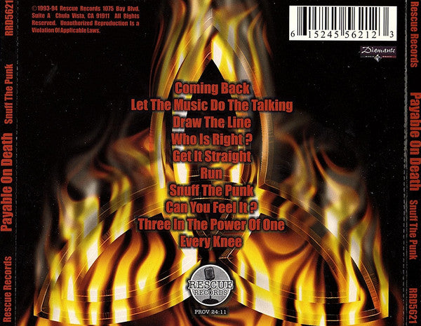 P.O.D. : Snuff The Punk (CD, Album, RE, RM, Rem)