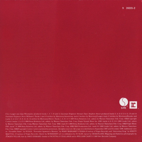 Morrissey : Bona Drag (CD, Comp)