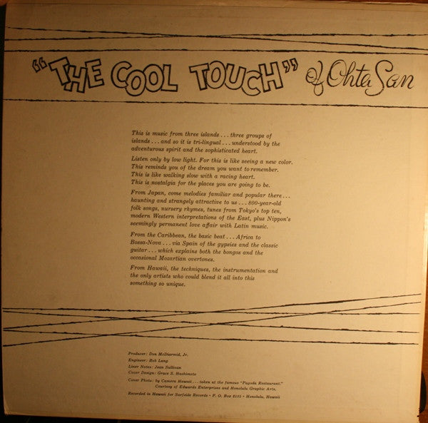 Ohta-San : The Cool Touch Of Ohta-San (LP, Album)