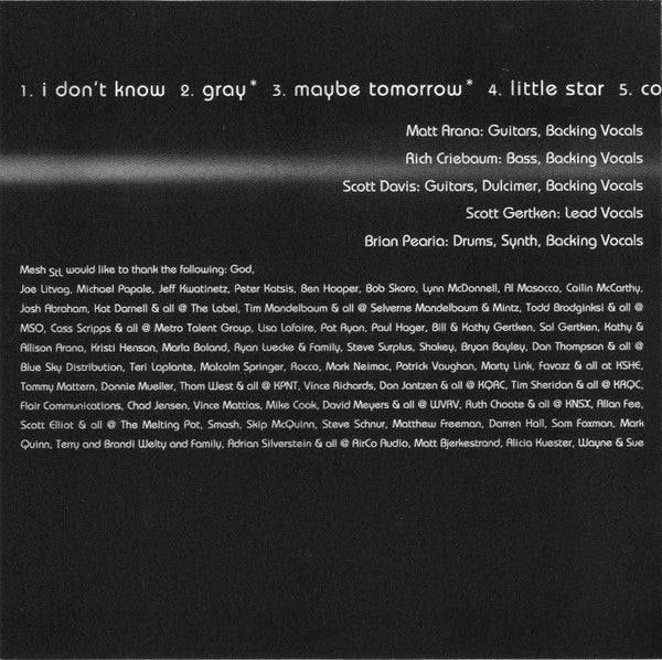 Mesh StL : Lowercase (CD, Album, RE)