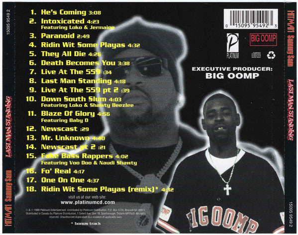 Sammy Sam : Last Man Standing (CD, Album)