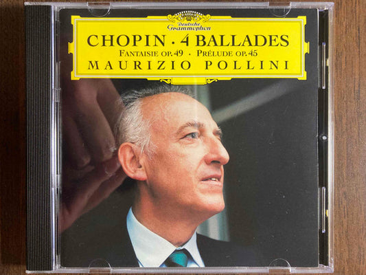 Frédéric Chopin, Maurizio Pollini : 4 Ballades • Fantaisie Op. 49 • Prélude Op. 45 (CD, Album)