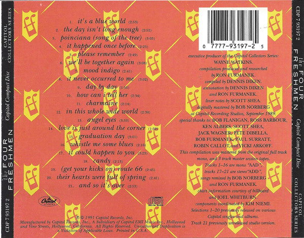 The Four Freshmen : Capitol Collectors Series (CD, Comp)