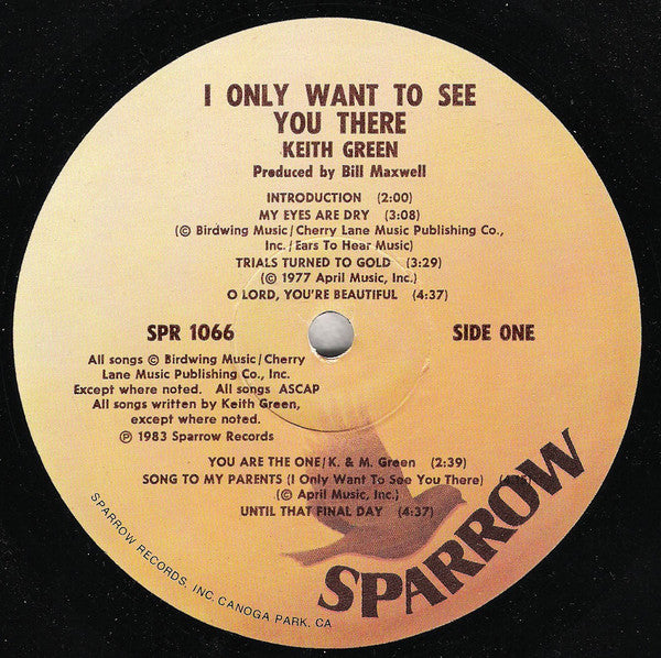 Keith Green (2) : I Only Want To See You There (LP, Album, Comp)