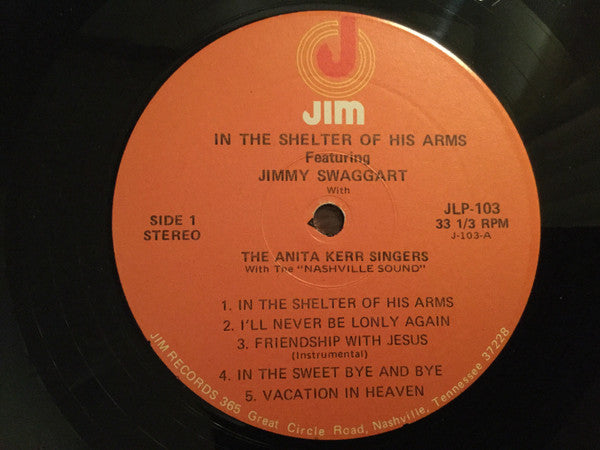 Jimmy Swaggart with The Anita Kerr Singers : In The Shelter Of His Arms (LP, Album, RE)