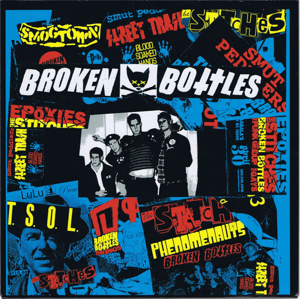 Broken Bottles : Suburban Dreams (7", Single, Blu)