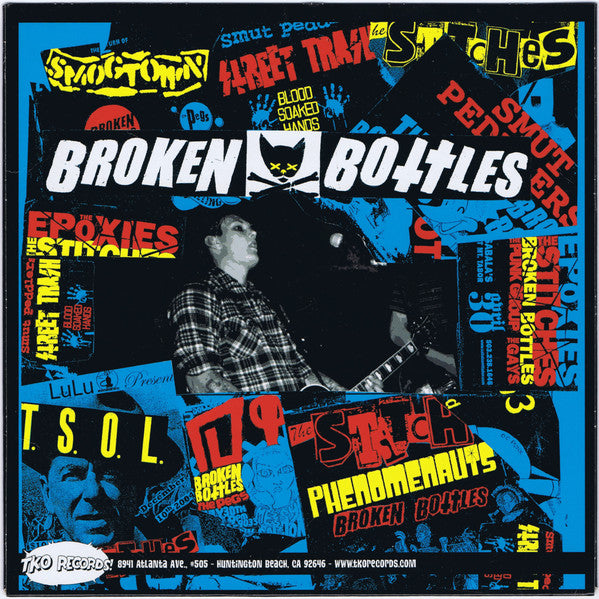 Broken Bottles : Suburban Dreams (7", Single, Blu)