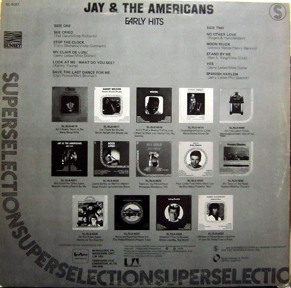 Jay & The Americans : Early Hits (LP, Album, Comp, RE)
